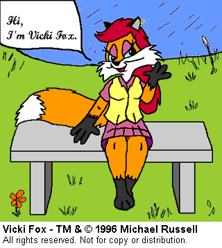 Mike's original drawing of Vicki